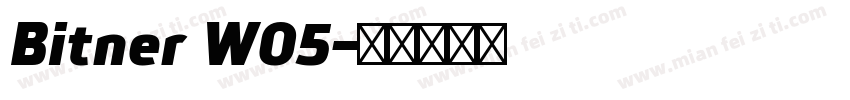 Bitner W05字体转换